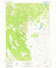Drews Gap Oregon Historical topographic map, 1:24000 scale, 7.5 X 7.5 Minute, Year 1964