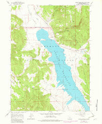 Drews Reservoir Oregon Historical topographic map, 1:24000 scale, 7.5 X 7.5 Minute, Year 1964