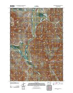 Drinkwater Pass Oregon Historical topographic map, 1:24000 scale, 7.5 X 7.5 Minute, Year 2011