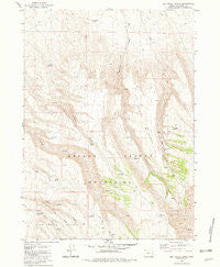 Dry Creek Bench Oregon Historical topographic map, 1:24000 scale, 7.5 X 7.5 Minute, Year 1981