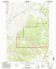 Dry Mountain Oregon Historical topographic map, 1:24000 scale, 7.5 X 7.5 Minute, Year 1992