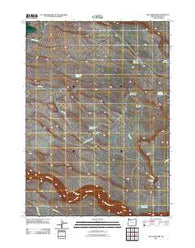 Dry Creek Rim Oregon Historical topographic map, 1:24000 scale, 7.5 X 7.5 Minute, Year 2011