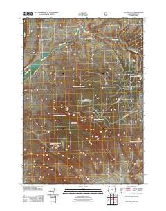 Dry Mountain Oregon Historical topographic map, 1:24000 scale, 7.5 X 7.5 Minute, Year 2011