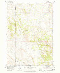 Duck Creek Butte Oregon Historical topographic map, 1:24000 scale, 7.5 X 7.5 Minute, Year 1977