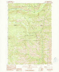 Duck Creek Oregon Historical topographic map, 1:24000 scale, 7.5 X 7.5 Minute, Year 1990