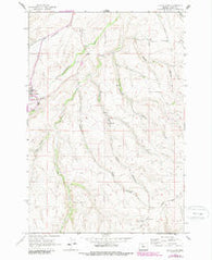 Dufur East Oregon Historical topographic map, 1:24000 scale, 7.5 X 7.5 Minute, Year 1962