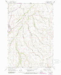 Dufur East Oregon Historical topographic map, 1:24000 scale, 7.5 X 7.5 Minute, Year 1962
