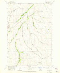 Dufur East Oregon Historical topographic map, 1:24000 scale, 7.5 X 7.5 Minute, Year 1962
