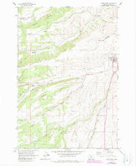 Dufur West Oregon Historical topographic map, 1:24000 scale, 7.5 X 7.5 Minute, Year 1962