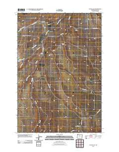 Dufur East Oregon Historical topographic map, 1:24000 scale, 7.5 X 7.5 Minute, Year 2011