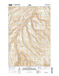 Dufur East Oregon Current topographic map, 1:24000 scale, 7.5 X 7.5 Minute, Year 2014