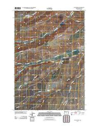 Dufur West Oregon Historical topographic map, 1:24000 scale, 7.5 X 7.5 Minute, Year 2011