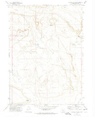 Duhaime Flat East Oregon Historical topographic map, 1:24000 scale, 7.5 X 7.5 Minute, Year 1971