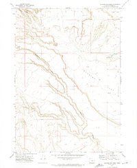 Duhaime Flat West Oregon Historical topographic map, 1:24000 scale, 7.5 X 7.5 Minute, Year 1971
