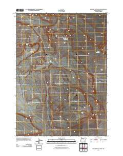Duhaime Flat East Oregon Historical topographic map, 1:24000 scale, 7.5 X 7.5 Minute, Year 2011