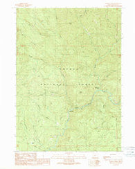 Dumont Creek Oregon Historical topographic map, 1:24000 scale, 7.5 X 7.5 Minute, Year 1989