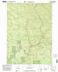 Dumont Creek Oregon Historical topographic map, 1:24000 scale, 7.5 X 7.5 Minute, Year 1998