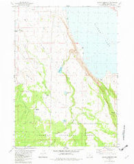 Duncan Reservoir Oregon Historical topographic map, 1:24000 scale, 7.5 X 7.5 Minute, Year 1982