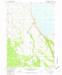 Duncan Reservoir Oregon Historical topographic map, 1:24000 scale, 7.5 X 7.5 Minute, Year 1982