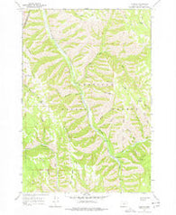 Duncan Oregon Historical topographic map, 1:24000 scale, 7.5 X 7.5 Minute, Year 1964