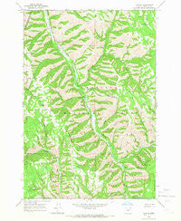 Duncan Oregon Historical topographic map, 1:24000 scale, 7.5 X 7.5 Minute, Year 1964