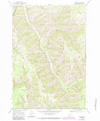 Duncan Oregon Historical topographic map, 1:24000 scale, 7.5 X 7.5 Minute, Year 1964