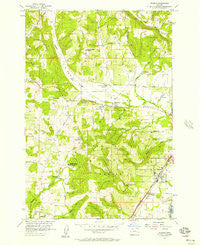Dundee Oregon Historical topographic map, 1:24000 scale, 7.5 X 7.5 Minute, Year 1956