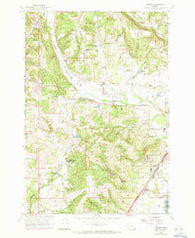 Dundee Oregon Historical topographic map, 1:24000 scale, 7.5 X 7.5 Minute, Year 1956