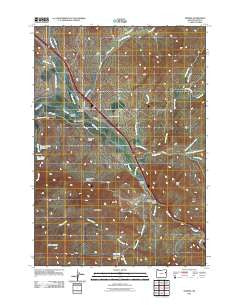 Durkee Oregon Historical topographic map, 1:24000 scale, 7.5 X 7.5 Minute, Year 2011