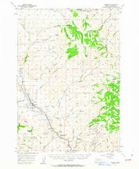 Durkee Oregon Historical topographic map, 1:62500 scale, 15 X 15 Minute, Year 1957