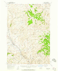 Durkee Oregon Historical topographic map, 1:62500 scale, 15 X 15 Minute, Year 1957