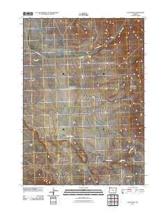 Dust Bowl Oregon Historical topographic map, 1:24000 scale, 7.5 X 7.5 Minute, Year 2011