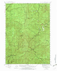 Dutchman Butte Oregon Historical topographic map, 1:62500 scale, 15 X 15 Minute, Year 1946