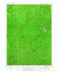 Dutchman Butte Oregon Historical topographic map, 1:62500 scale, 15 X 15 Minute, Year 1946