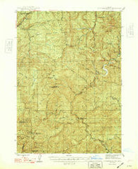 Dutchman Butte Oregon Historical topographic map, 1:62500 scale, 15 X 15 Minute, Year 1948