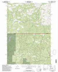 Dutchman Creek Oregon Historical topographic map, 1:24000 scale, 7.5 X 7.5 Minute, Year 1992