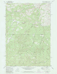 Dutchman Creek Oregon Historical topographic map, 1:24000 scale, 7.5 X 7.5 Minute, Year 1968