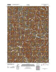 Dutchman Butte Oregon Historical topographic map, 1:24000 scale, 7.5 X 7.5 Minute, Year 2011