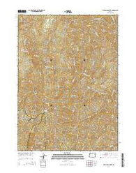 Dutchman Butte Oregon Current topographic map, 1:24000 scale, 7.5 X 7.5 Minute, Year 2014
