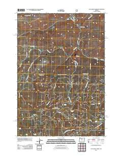 Dutchman Creek Oregon Historical topographic map, 1:24000 scale, 7.5 X 7.5 Minute, Year 2011