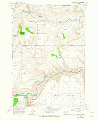 Eagle Butte Oregon Historical topographic map, 1:24000 scale, 7.5 X 7.5 Minute, Year 1962