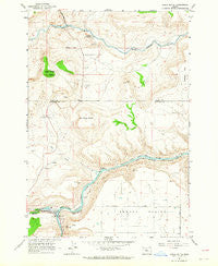 Eagle Butte Oregon Historical topographic map, 1:24000 scale, 7.5 X 7.5 Minute, Year 1962