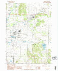 Eagle Point Oregon Historical topographic map, 1:24000 scale, 7.5 X 7.5 Minute, Year 1983