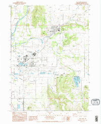 Eagle Point Oregon Historical topographic map, 1:24000 scale, 7.5 X 7.5 Minute, Year 1983