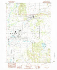 Eagle Point Oregon Historical topographic map, 1:24000 scale, 7.5 X 7.5 Minute, Year 1983