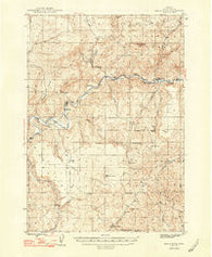 Eagle Rock Oregon Historical topographic map, 1:62500 scale, 15 X 15 Minute, Year 1948