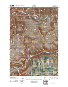 Eagle Butte Oregon Historical topographic map, 1:24000 scale, 7.5 X 7.5 Minute, Year 2011