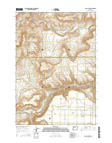 Eagle Butte Oregon Current topographic map, 1:24000 scale, 7.5 X 7.5 Minute, Year 2014