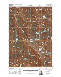 Eagle Cap Oregon Historical topographic map, 1:24000 scale, 7.5 X 7.5 Minute, Year 2011