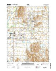 Eagle Point Oregon Current topographic map, 1:24000 scale, 7.5 X 7.5 Minute, Year 2014